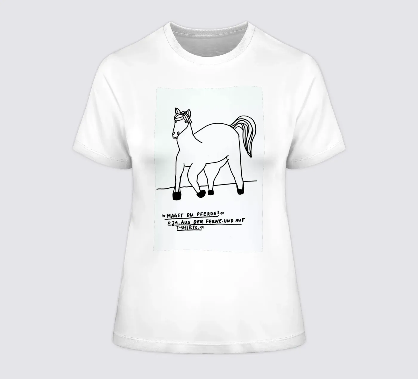 Pferde t-shirt da donna da Herzette