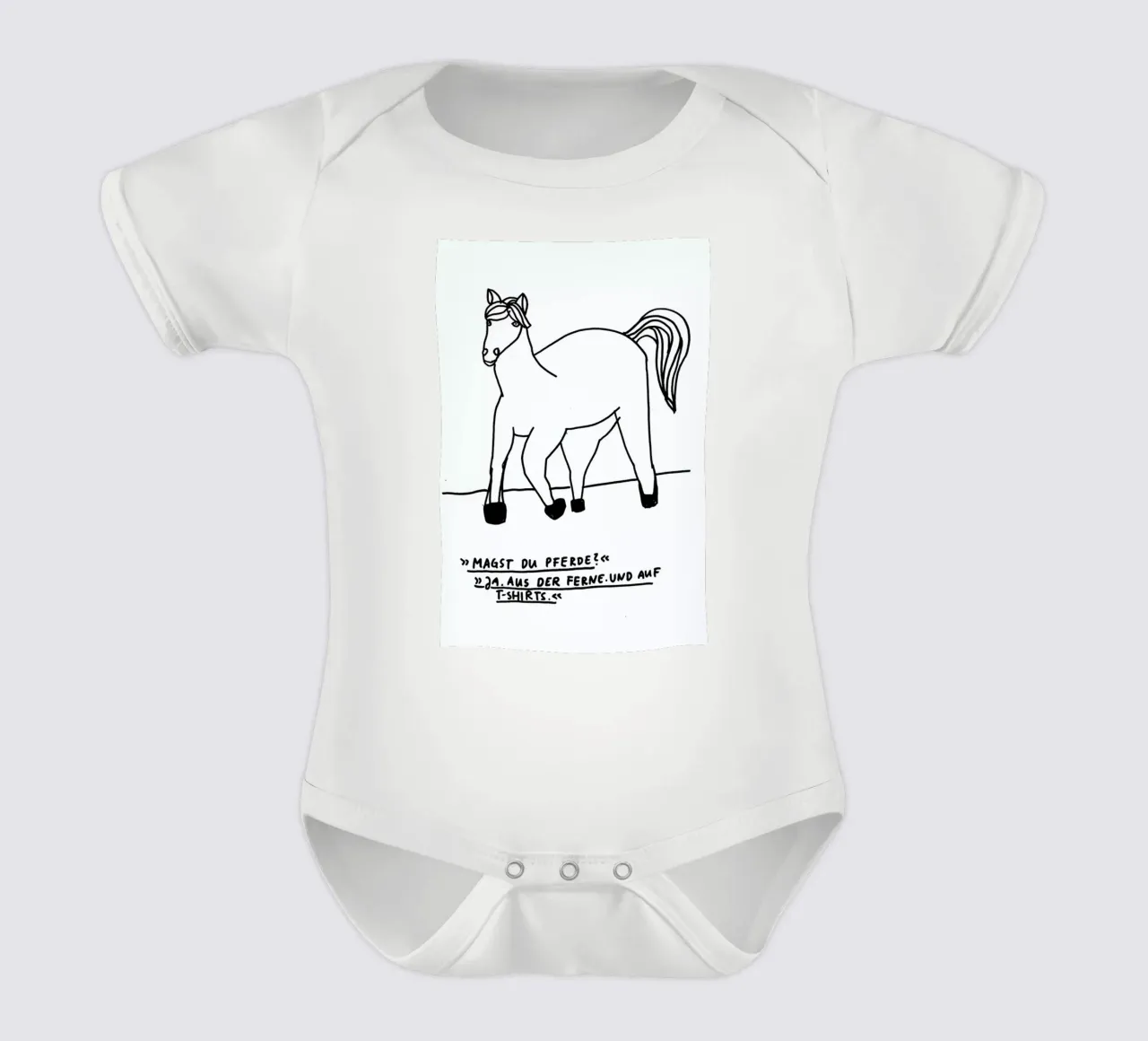 Pferde body bébé de Herzette