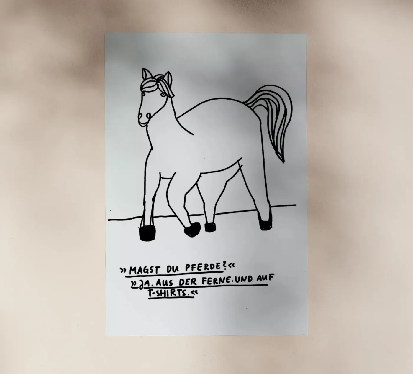 Pferde backlit folie van Herzette