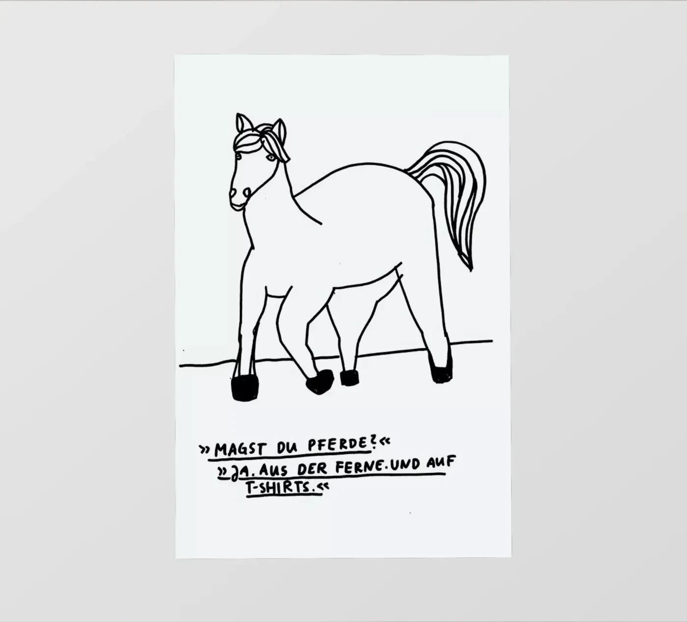 Pferde backlit folie van Herzette