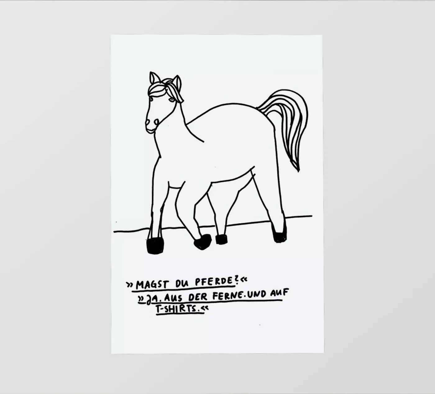 Pferde backlit folie van Herzette