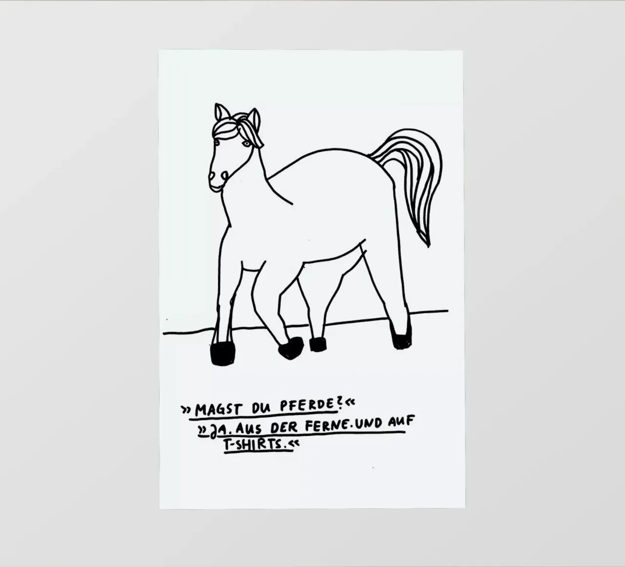 Pferde telo in pvc da Herzette