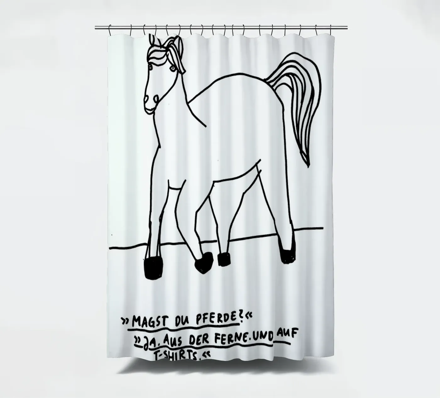 Pferde Duschvorhang von Herzette