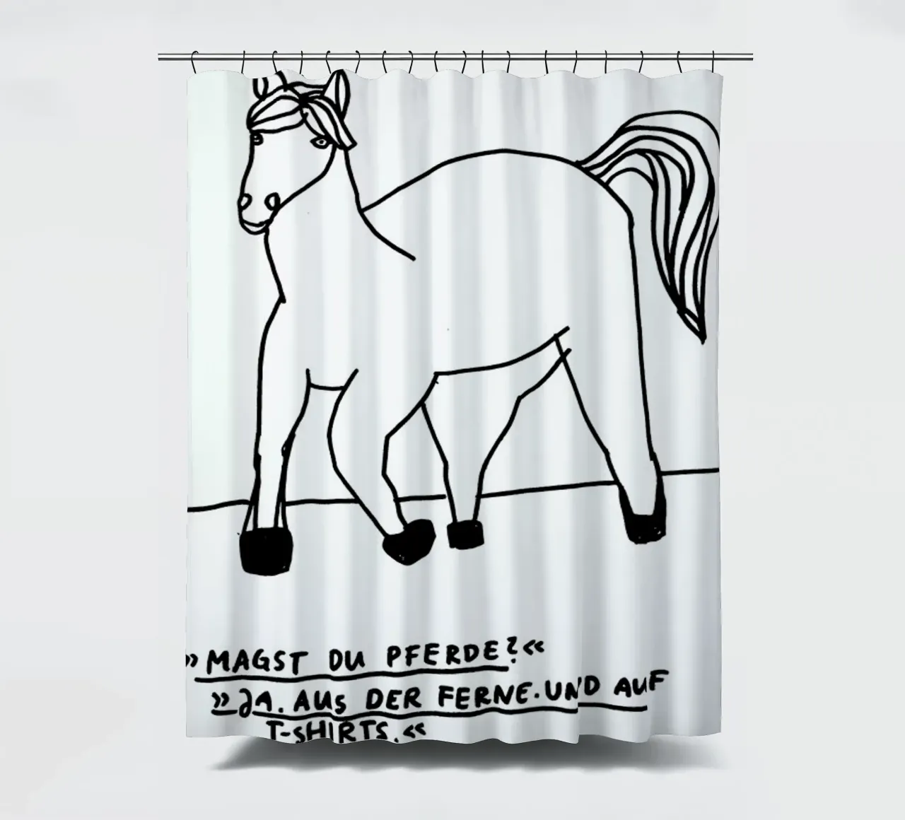 Pferde Duschvorhang von Herzette