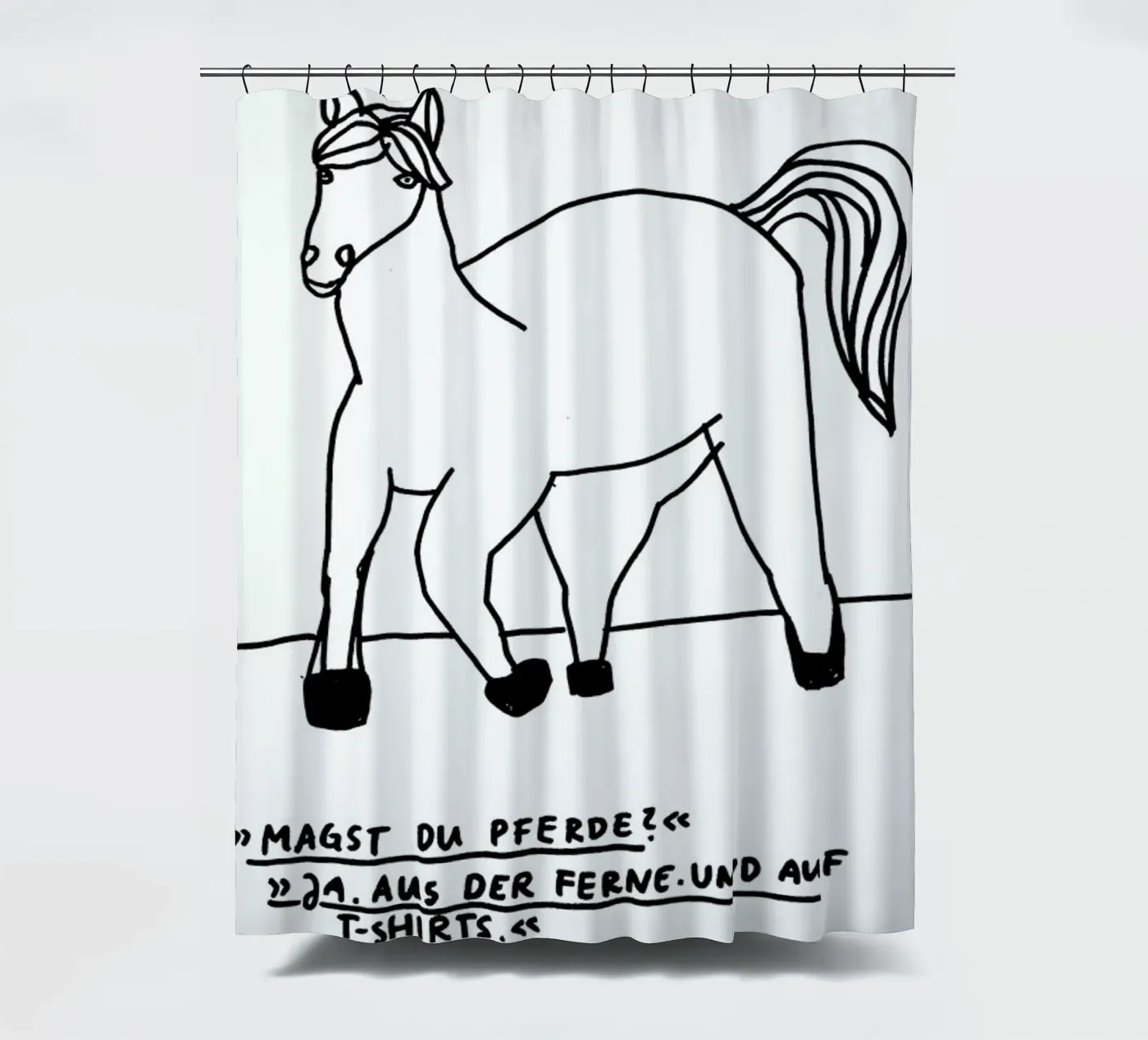 Pferde Duschvorhang von Herzette