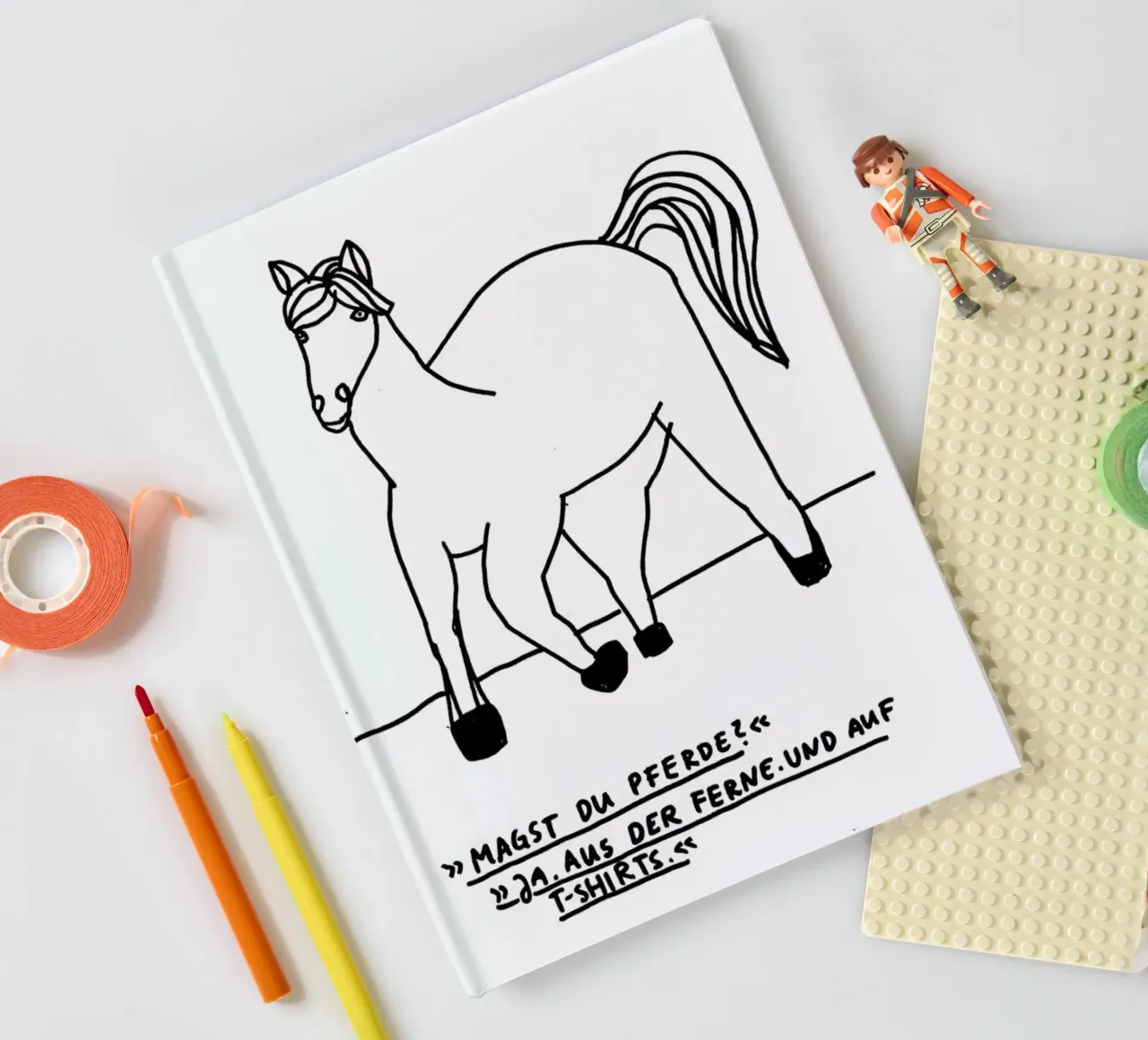 Pferde notebook by Herzette