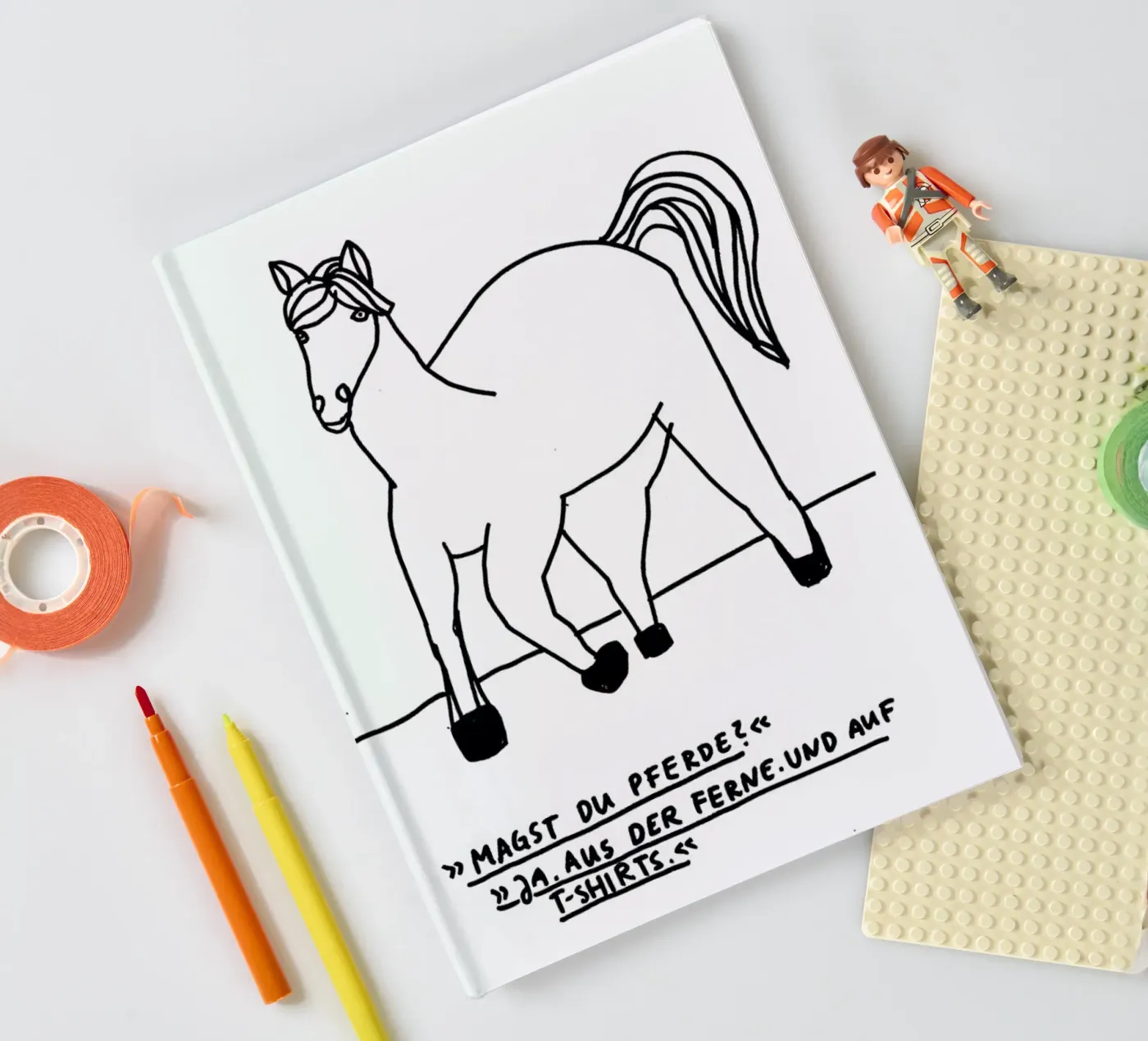 Pferde notebook by Herzette