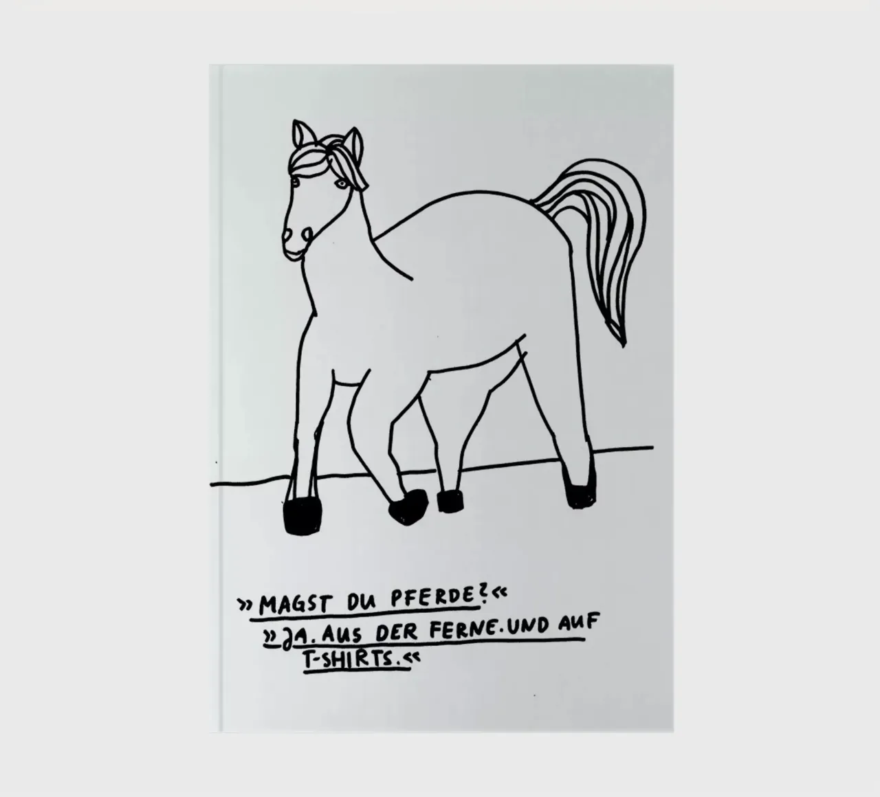 Pferde notebook by Herzette