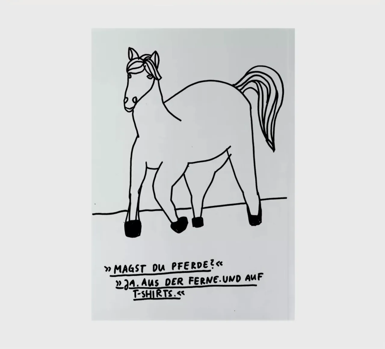 Pferde notebook by Herzette