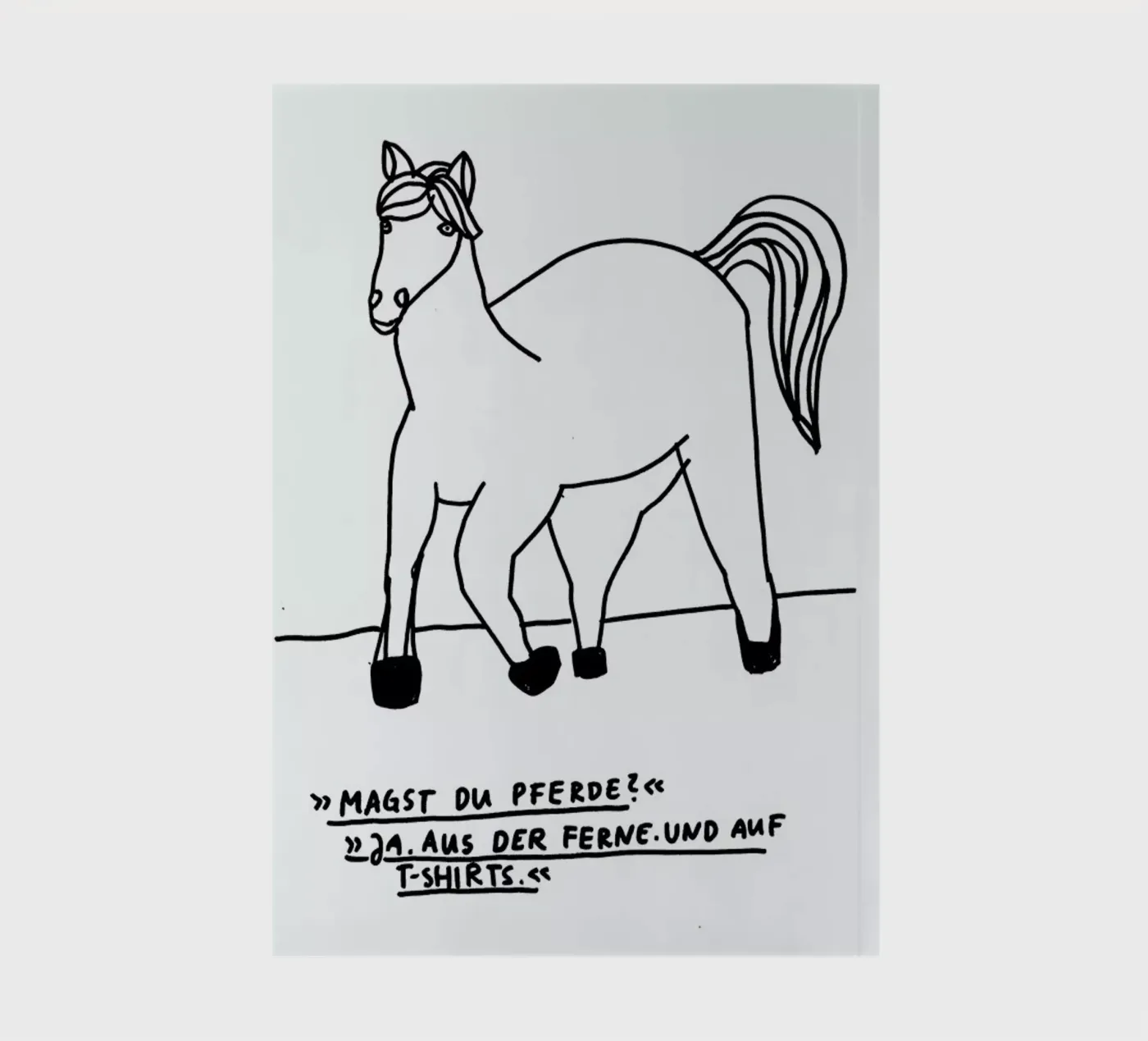 Pferde notebook by Herzette