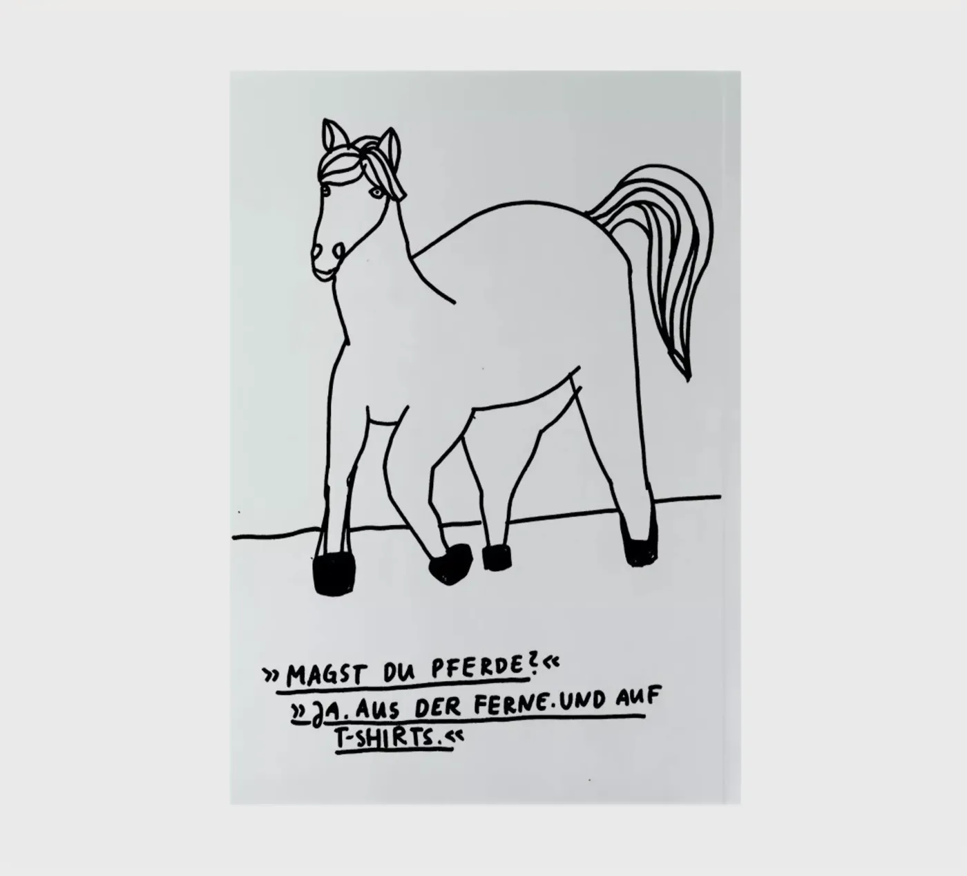 Pferde notebook by Herzette