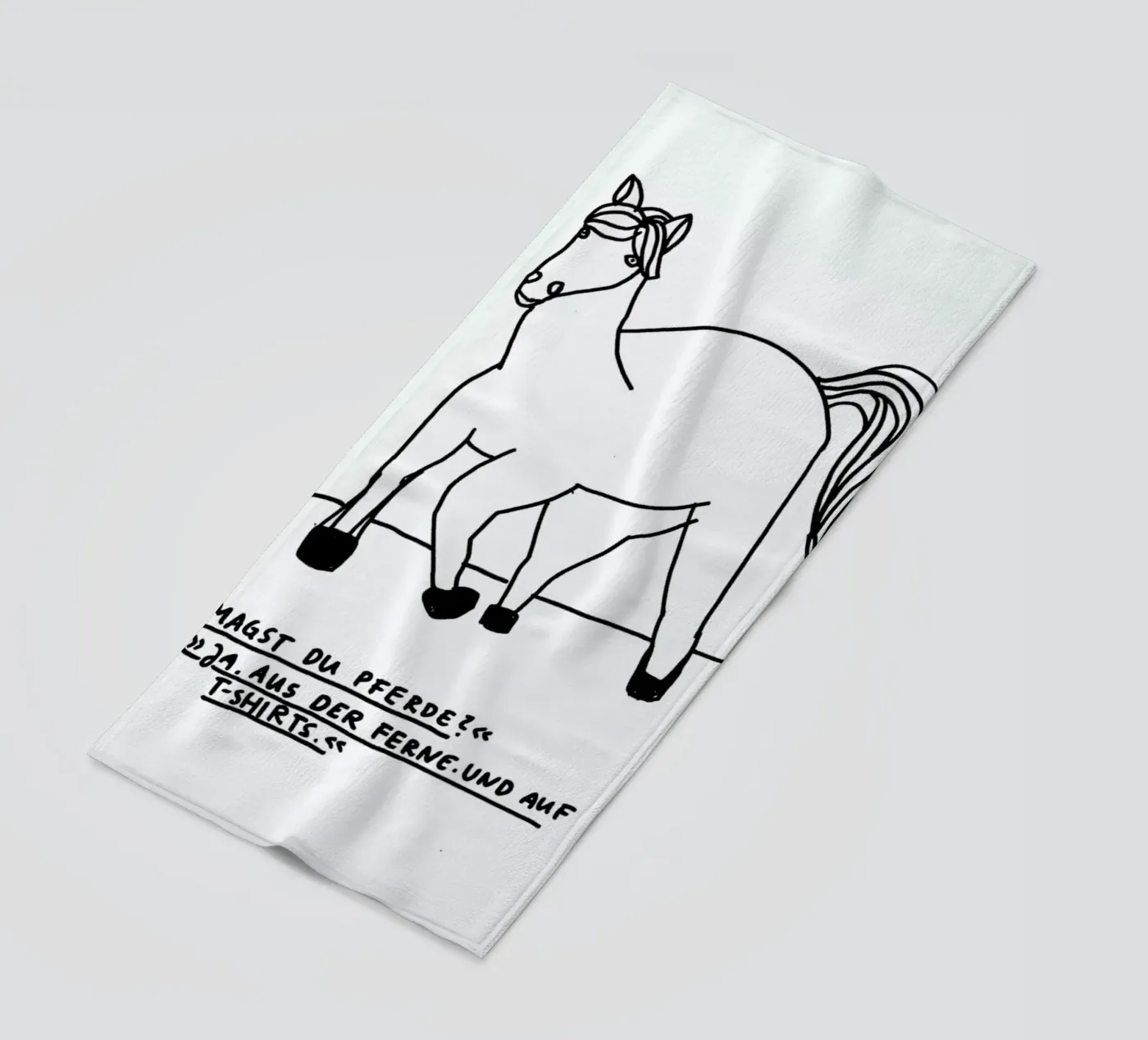 Pferde serviette de plage de Herzette