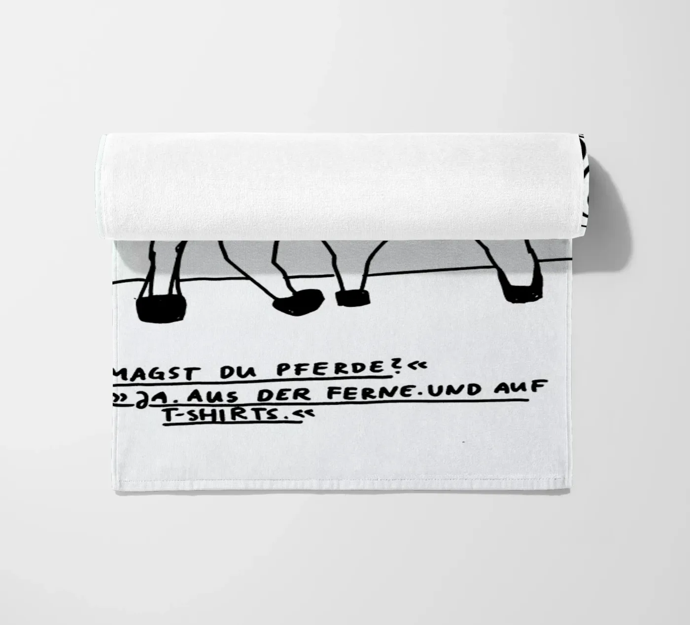 Pferde serviette de plage de Herzette