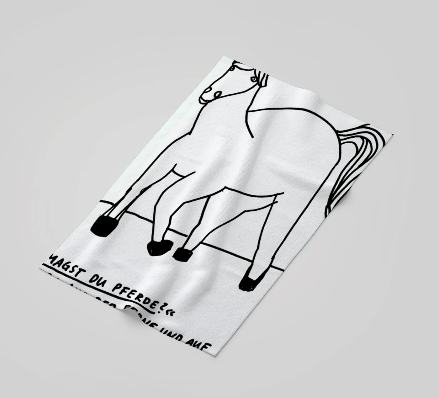 Pferde serviette de plage de Herzette