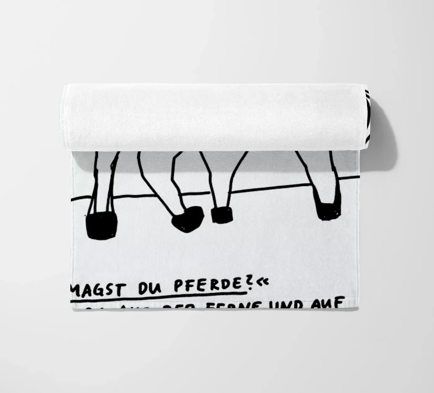 Pferde serviette de plage de Herzette