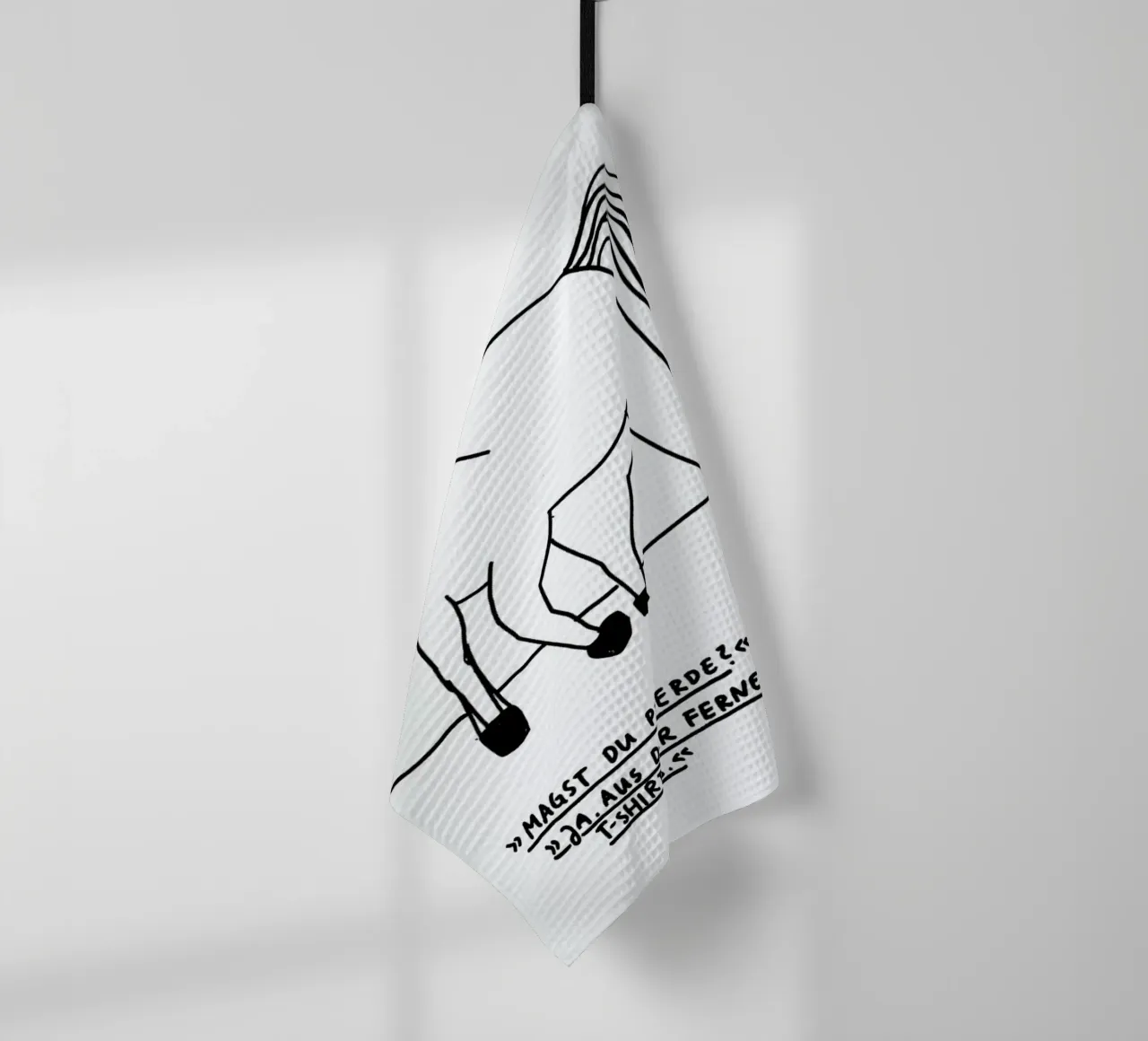 Pferde Geschirrtuch von Herzette