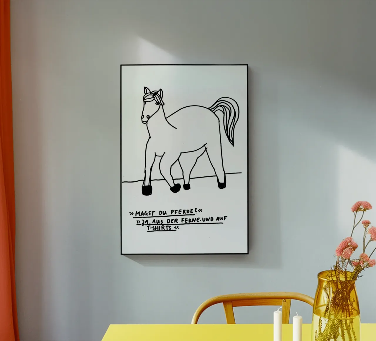 Pferde plexiglas de Herzette