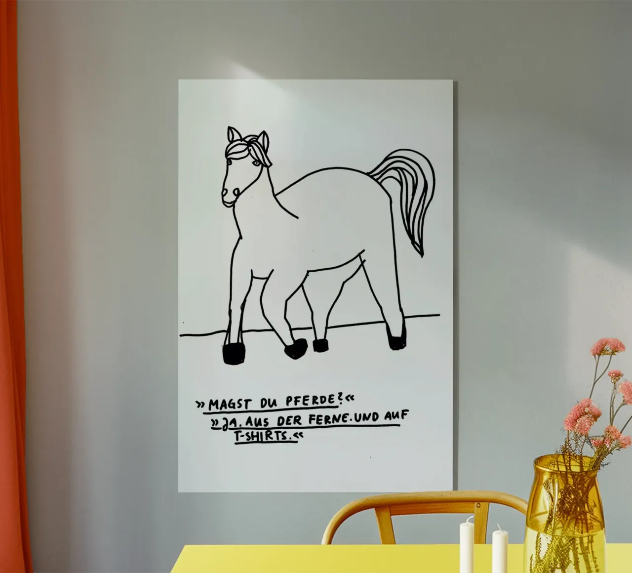 Pferde plexiglas de Herzette