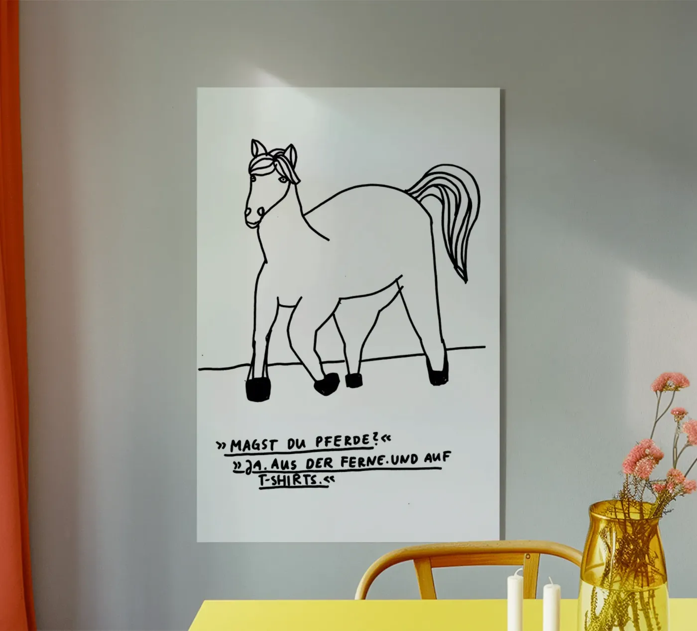 Pferde plexiglas de Herzette