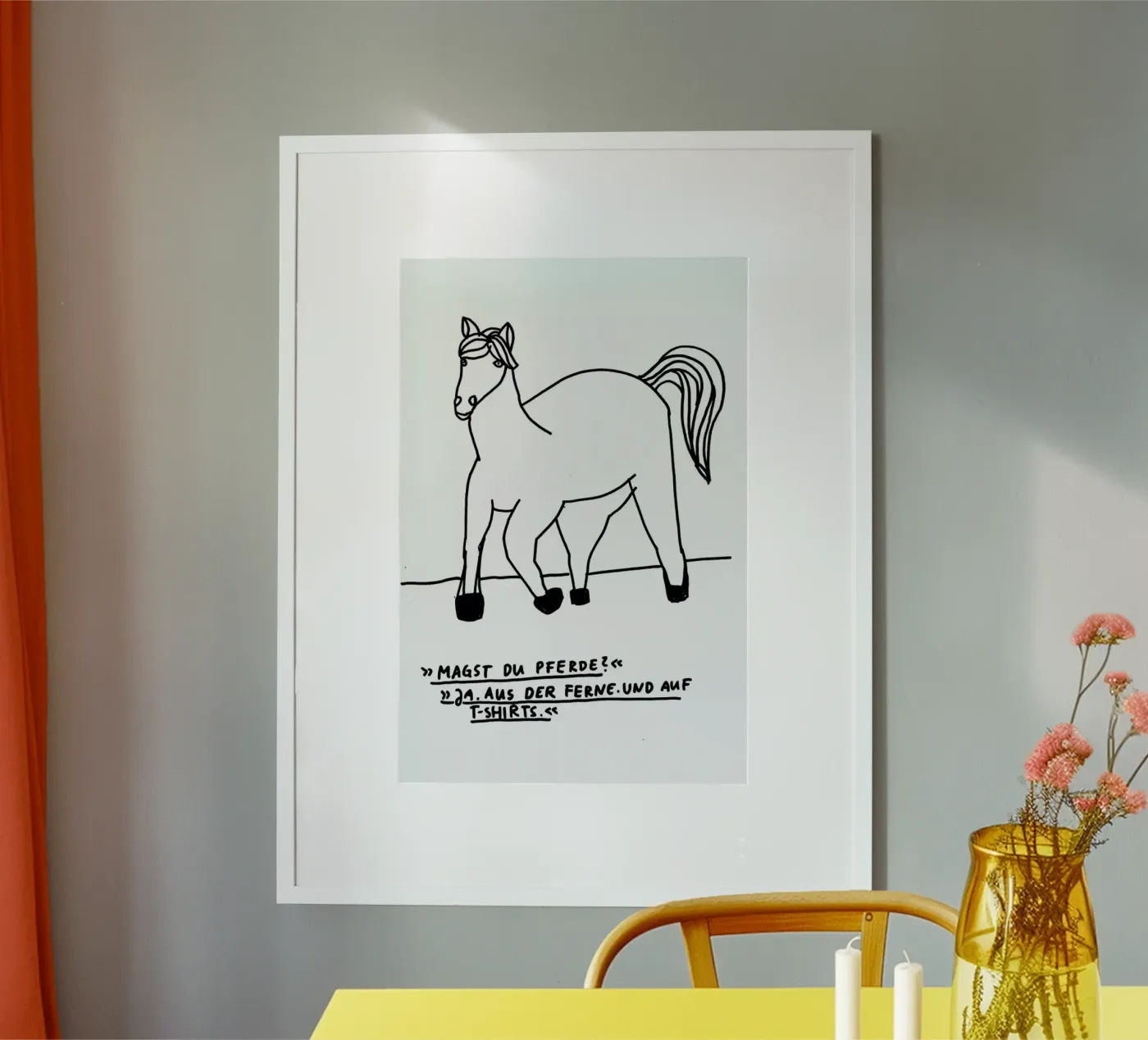 Pferde poster de Herzette