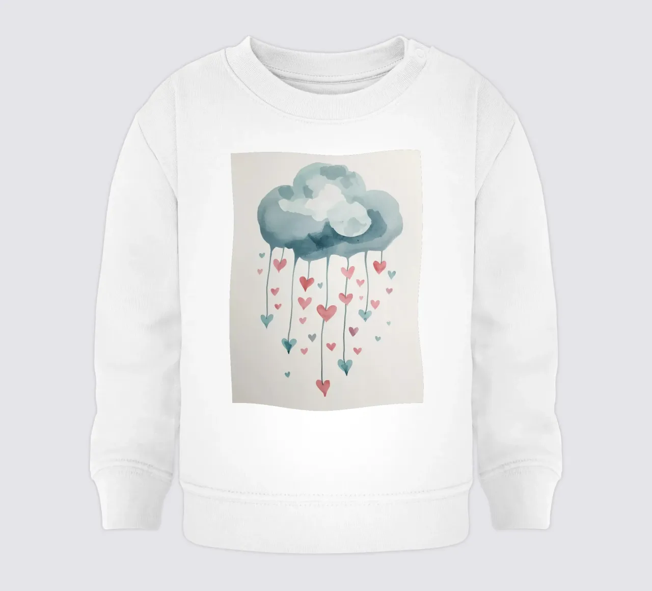 Pioggia d'amore felpa neonato da DesignDoodle
