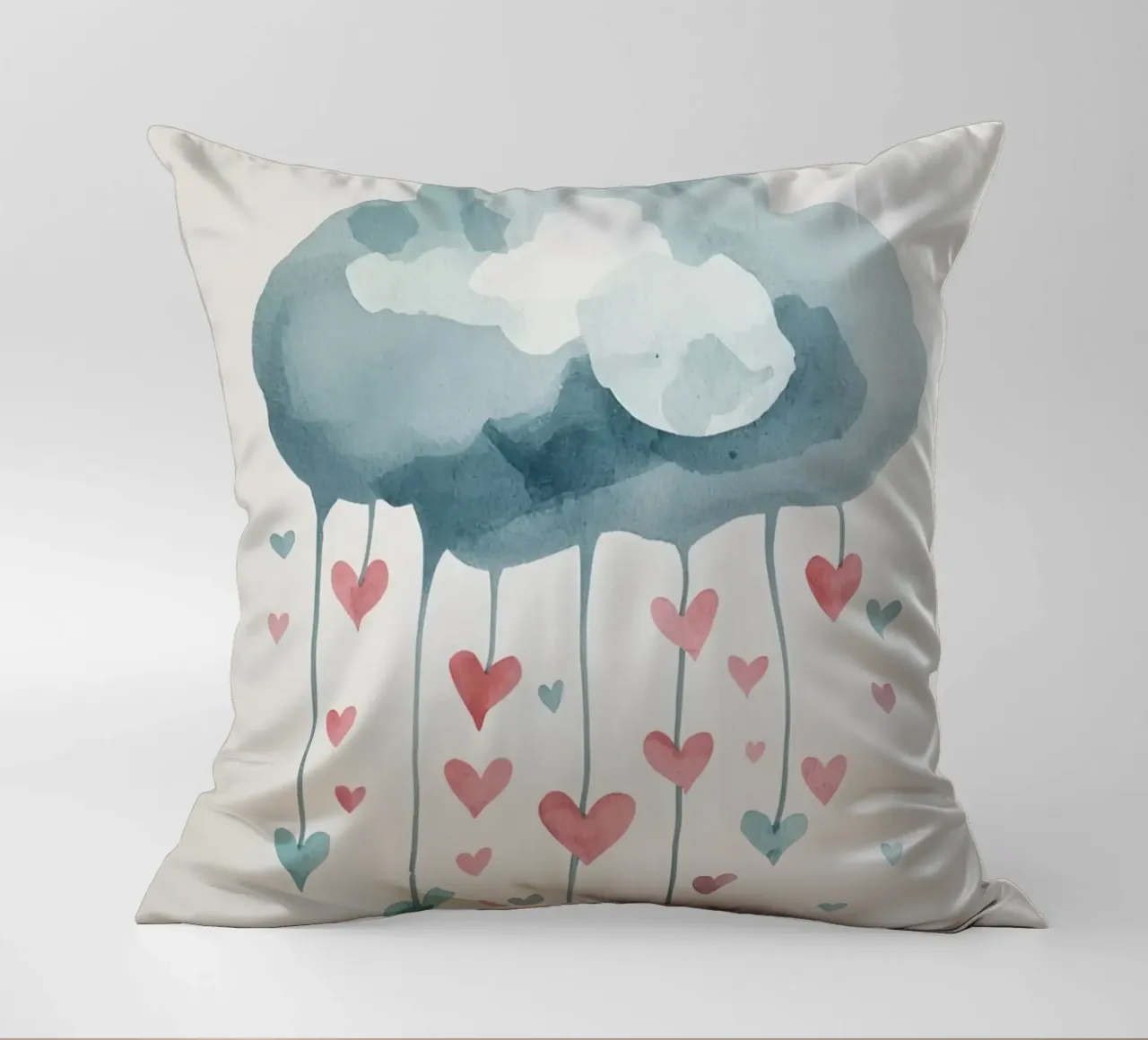 Pioggia d'amore cuscino da DesignDoodle