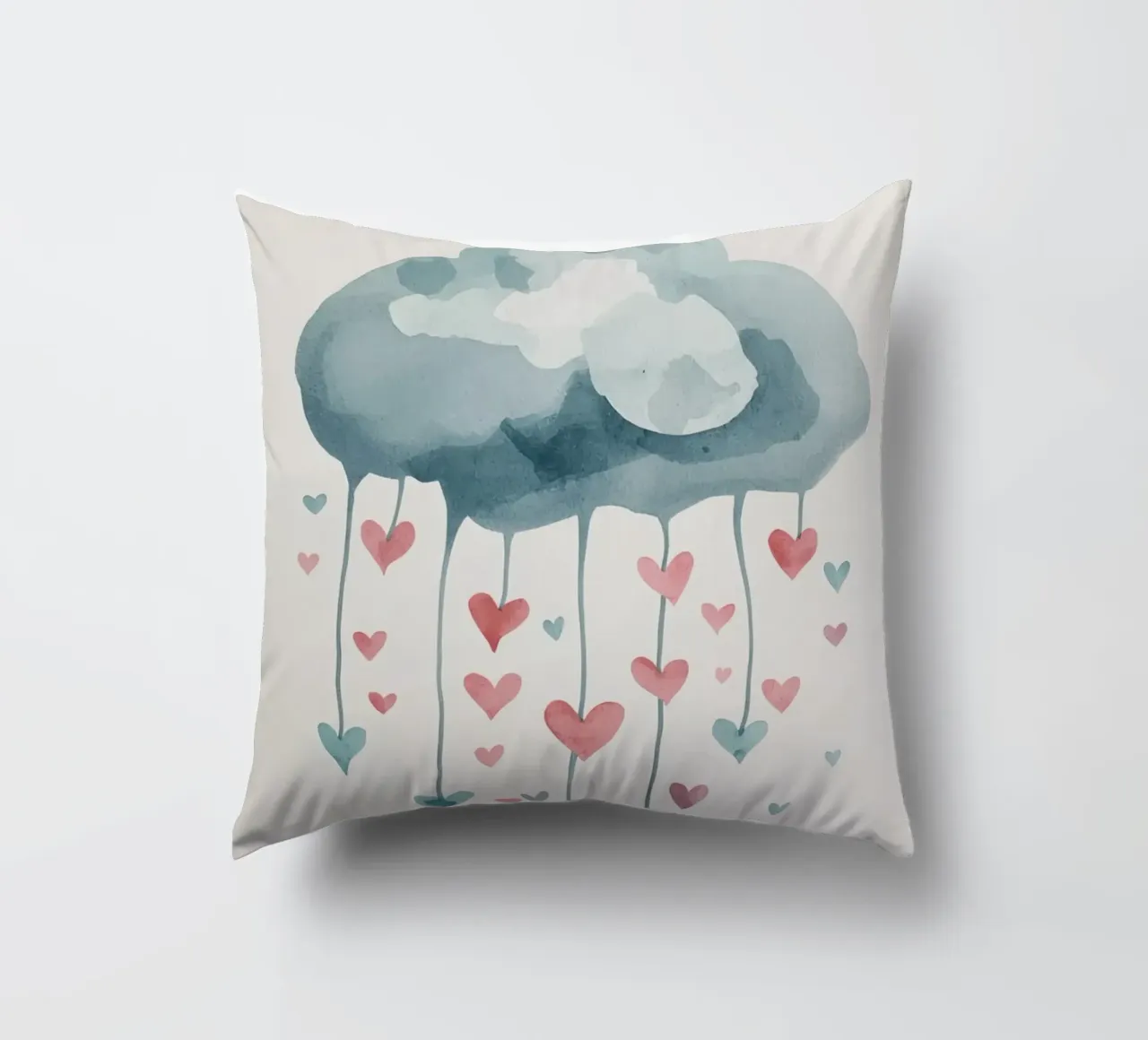 Pioggia d'amore cuscino da DesignDoodle