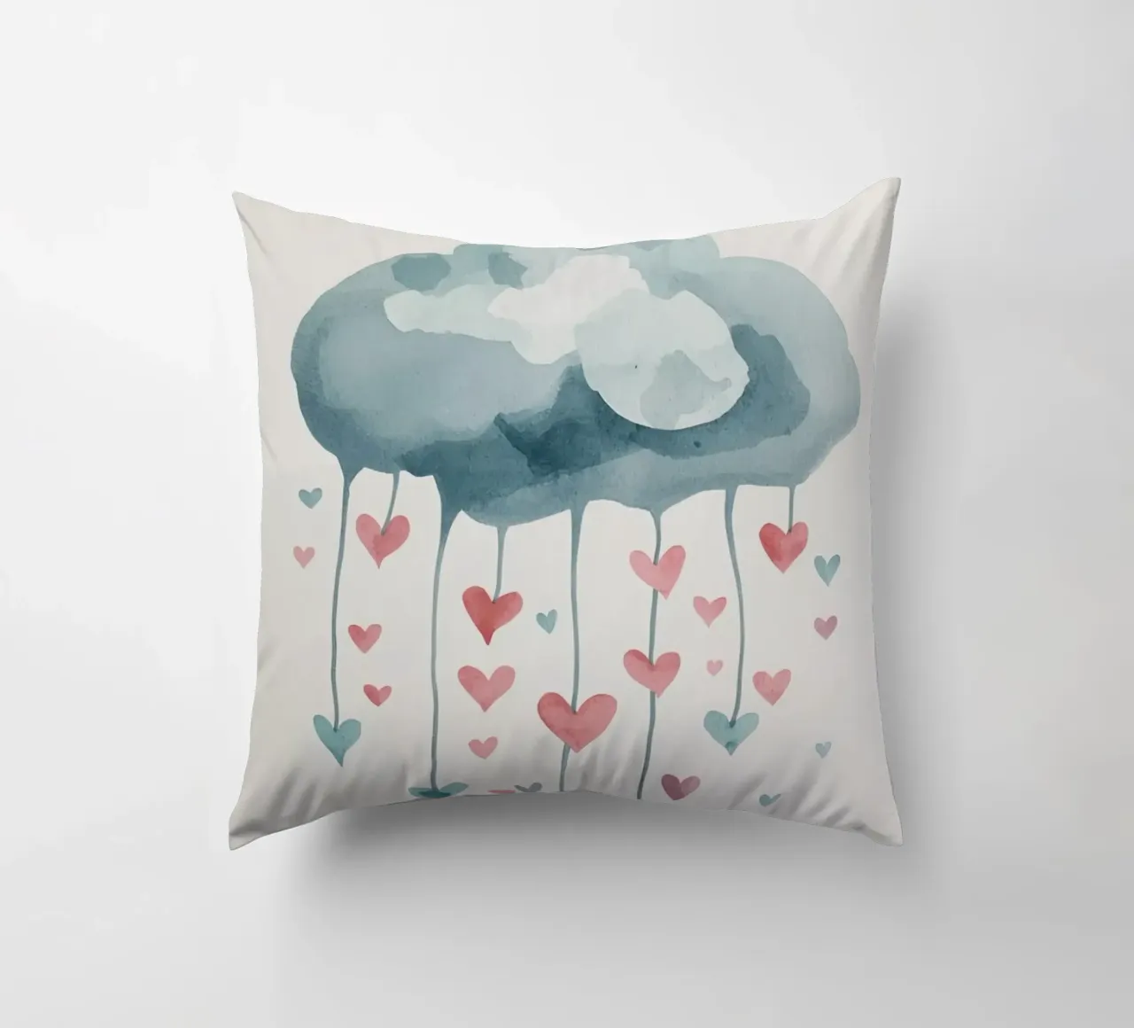 Pioggia d'amore cuscino da DesignDoodle