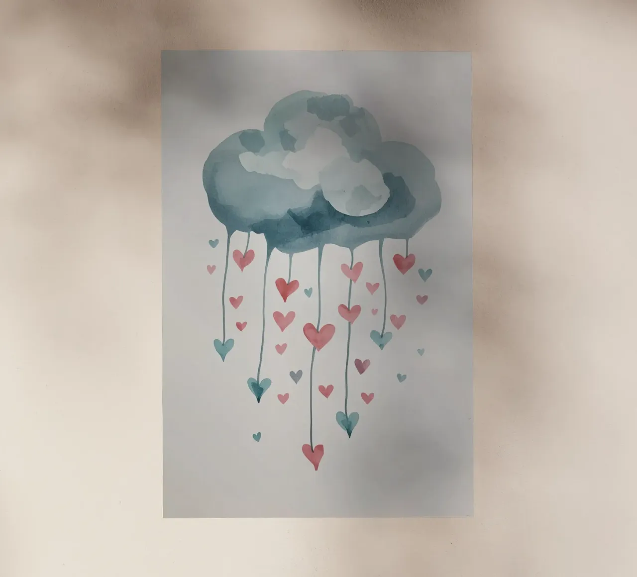 Pioggia d'amore pellicola backlit da DesignDoodle