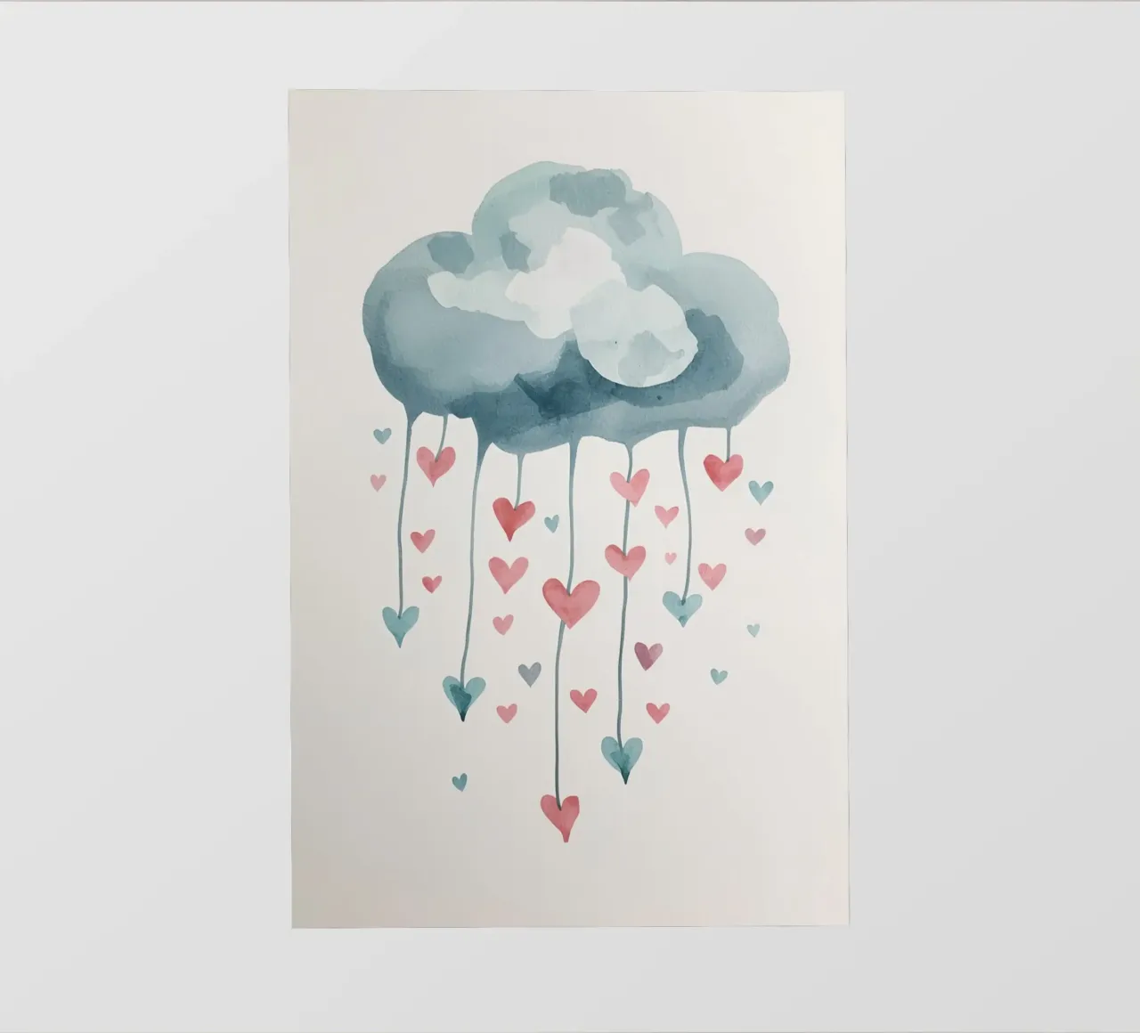 Pioggia d'amore telo in pvc da DesignDoodle