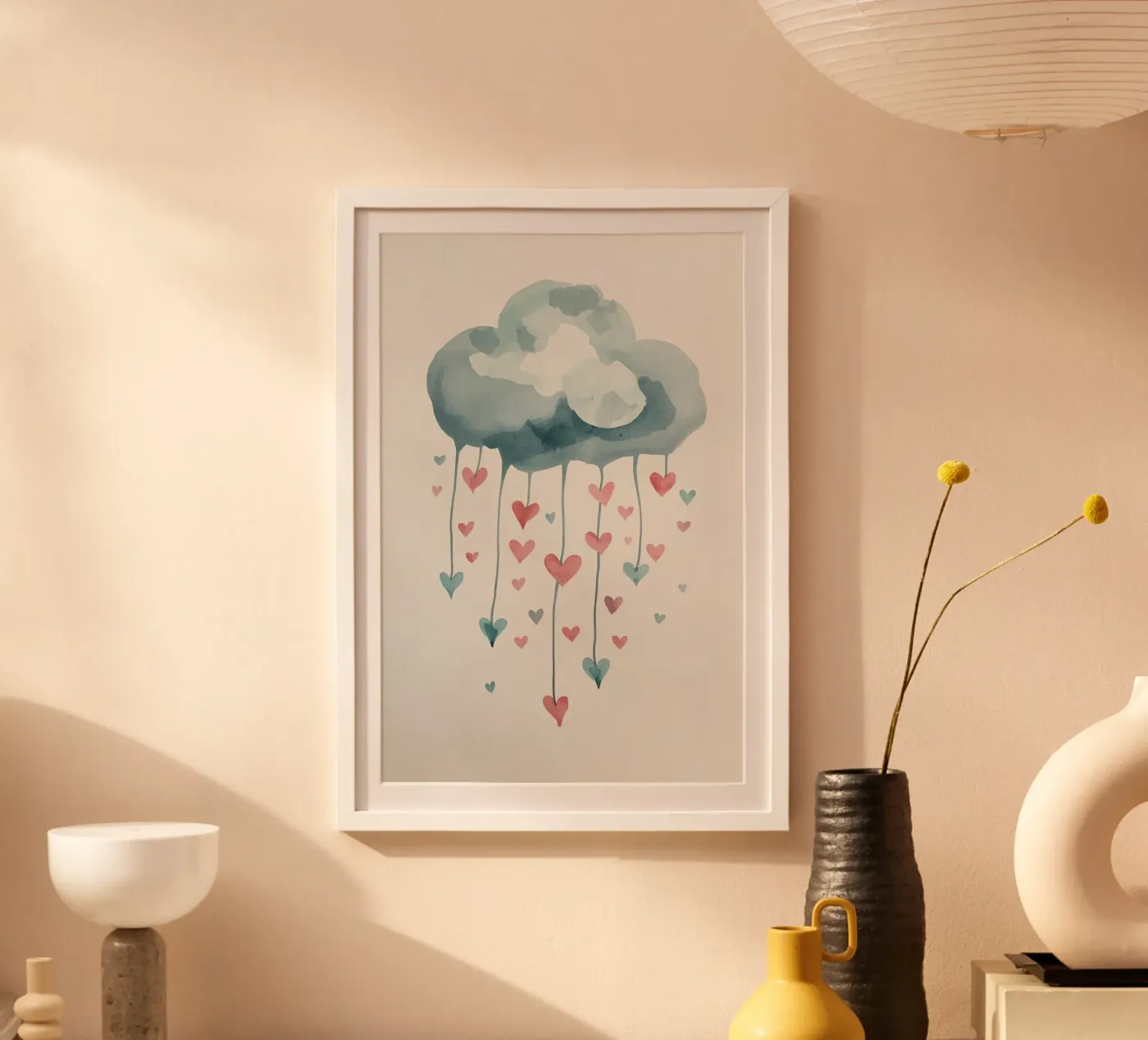 Raining love poster by DesignDoodle