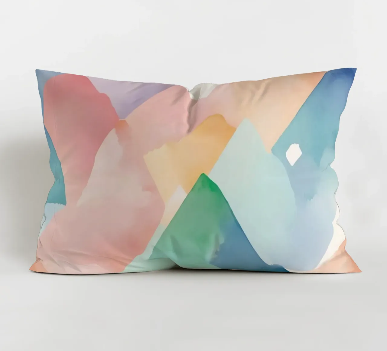 Modello di diamante colorato ad acquerello cuscino da DesignDoodle