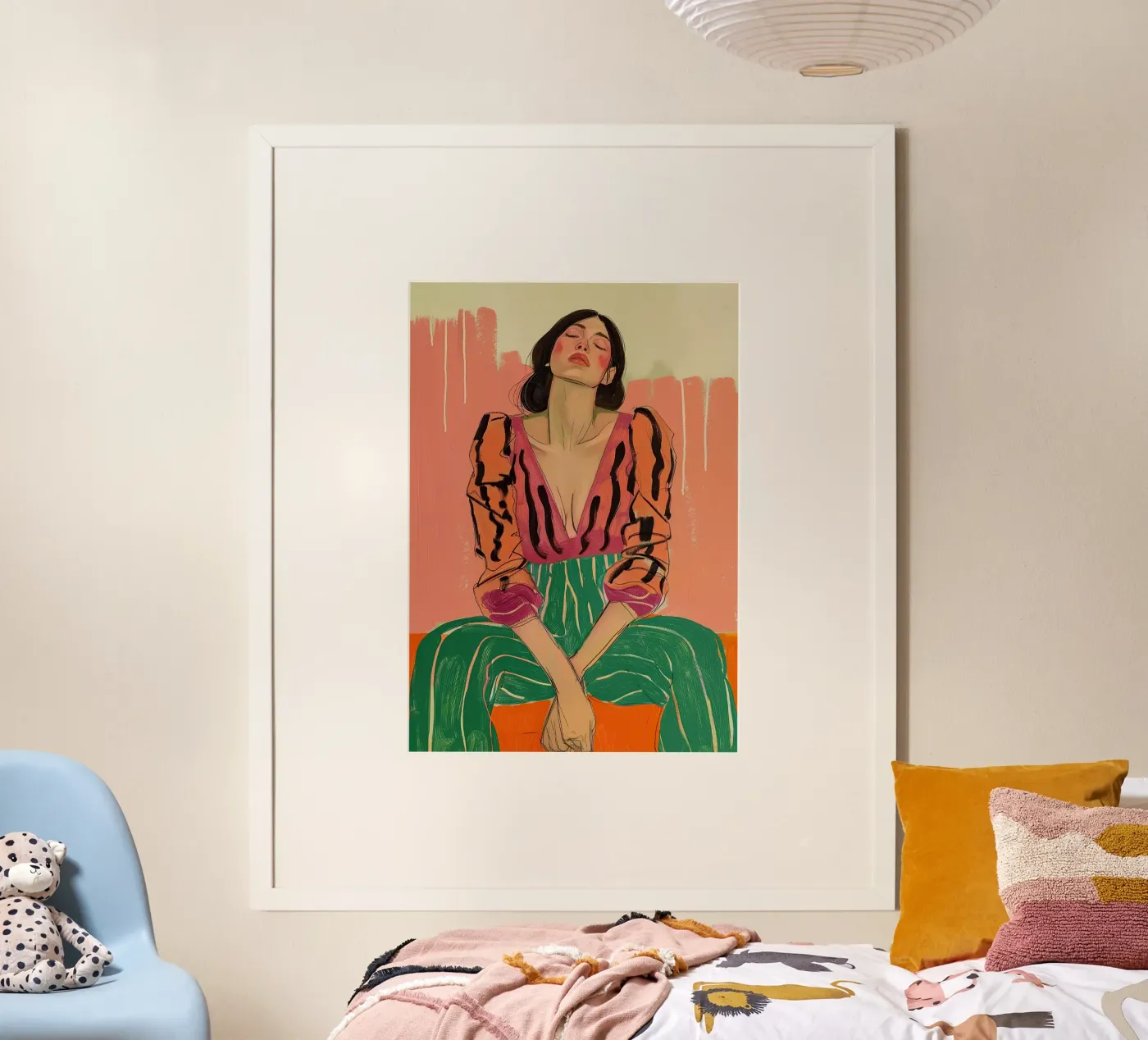 Empowered Woman Femme Empowerment Femismus Portrait poster de Euphoria Theresa