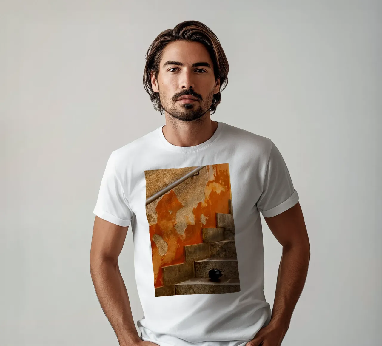 bird and red t-shirt da Lise Ruault