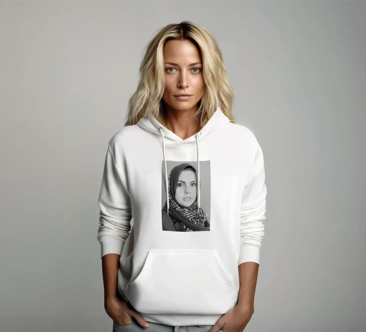 Zahra Langhi felpa con cappuccio da tobyrmattie