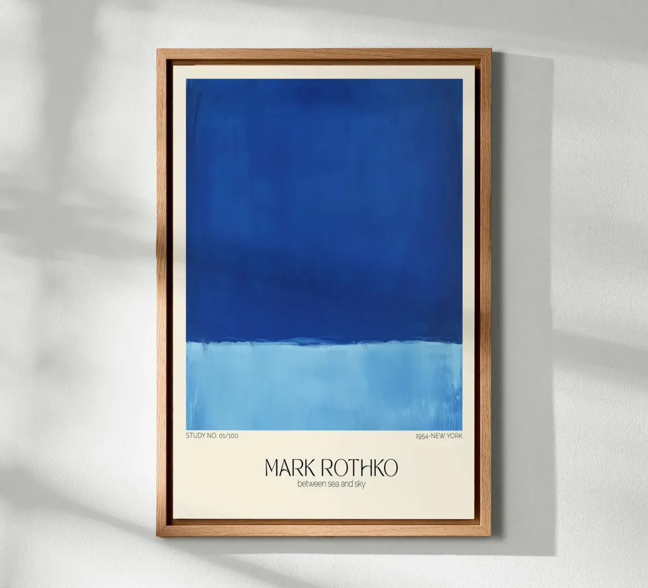 Between Sea And Sky (Mark Rothko) alluminio dibond da treechild