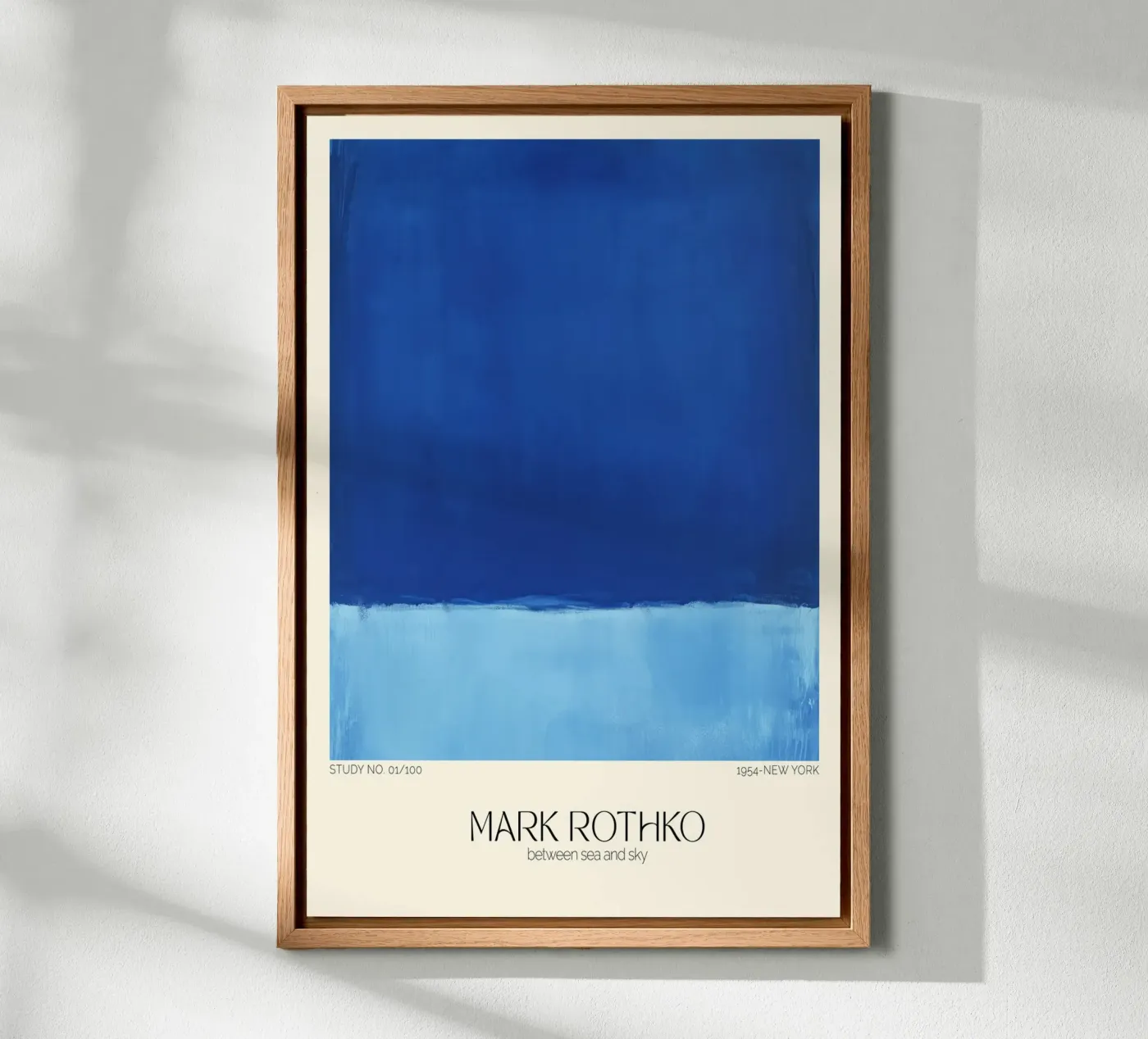 Between Sea And Sky (Mark Rothko) alluminio dibond da treechild