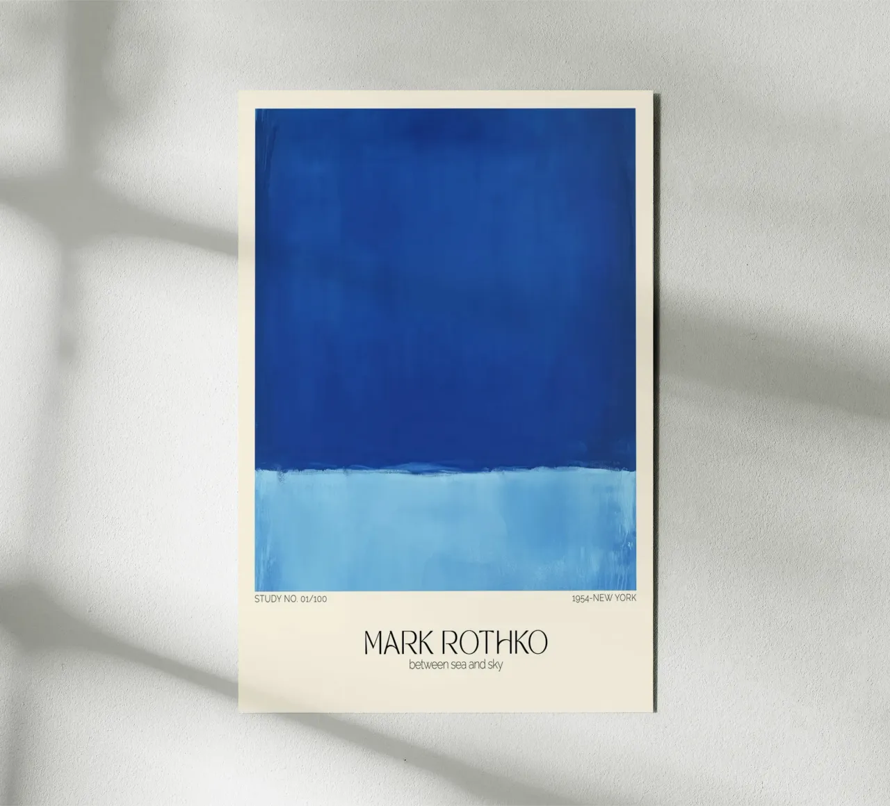 Between Sea And Sky (Mark Rothko) alluminio dibond da treechild