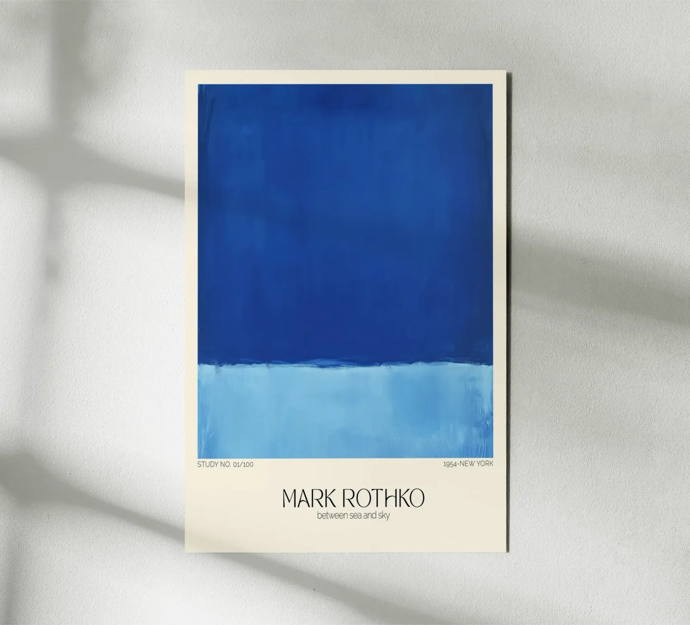 Between Sea And Sky (Mark Rothko) alluminio dibond da treechild
