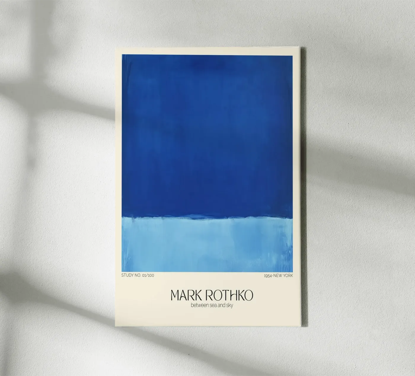Between Sea And Sky (Mark Rothko) tela da treechild