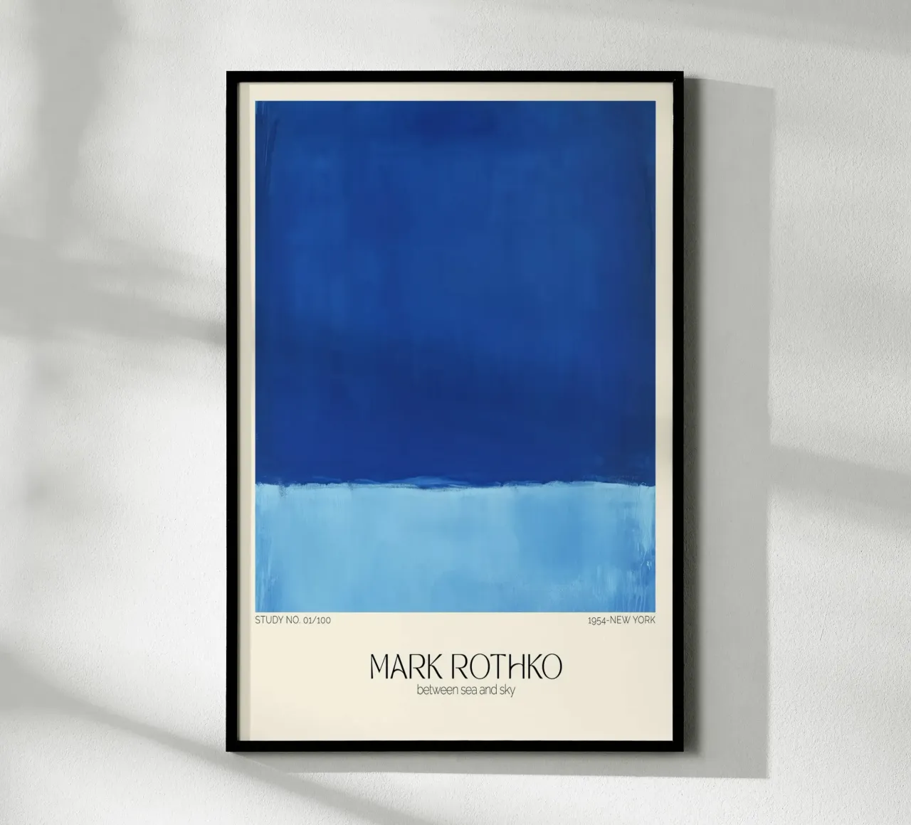 Between Sea And Sky (Mark Rothko) carta hahnemühle da treechild