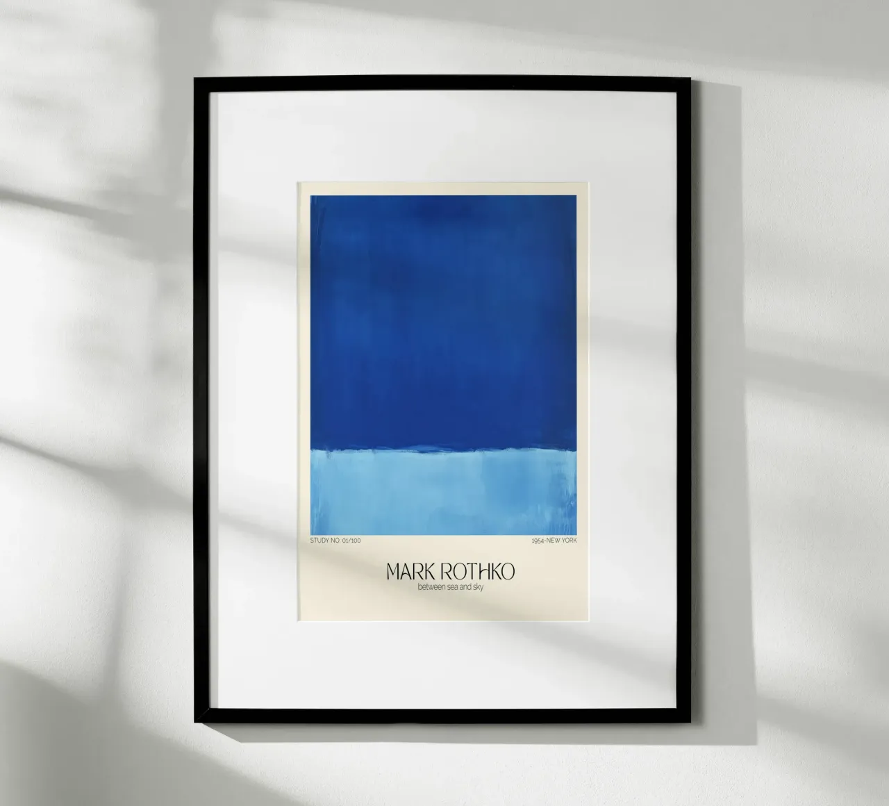 Between Sea And Sky (Mark Rothko) carta hahnemühle da treechild