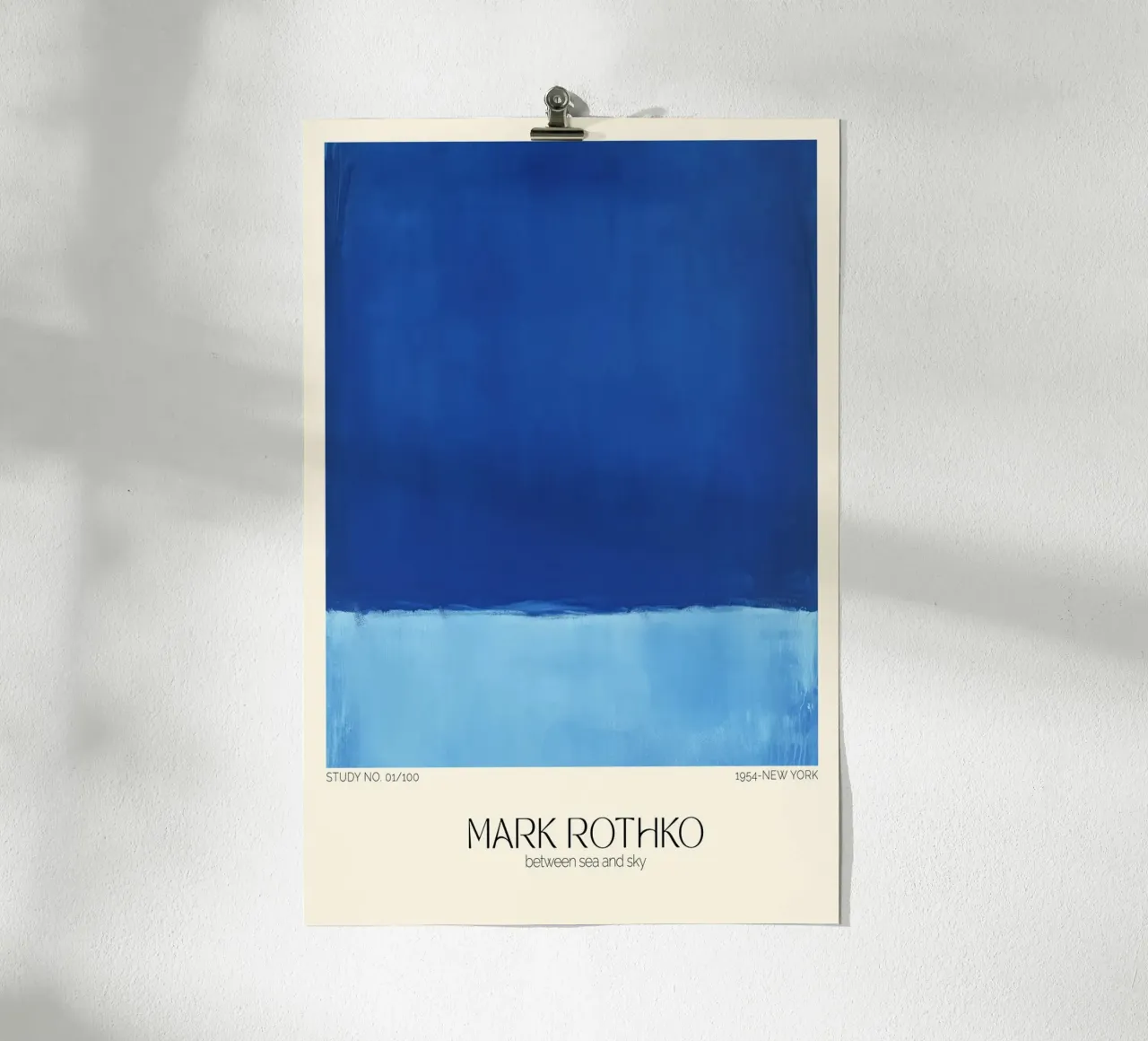 Between Sea And Sky (Mark Rothko) carta hahnemühle da treechild