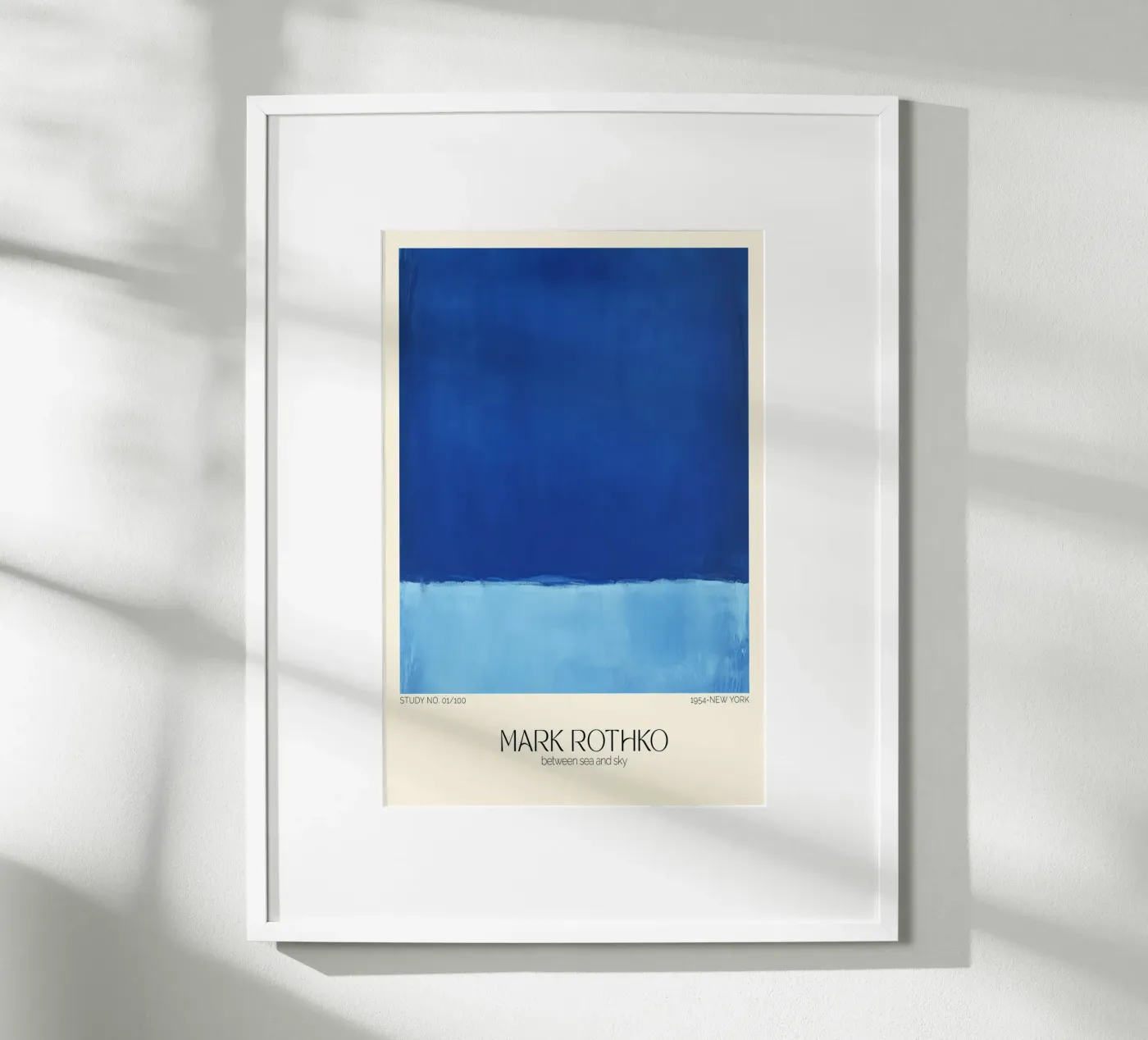 Between Sea And Sky (Mark Rothko) carta hahnemühle da treechild