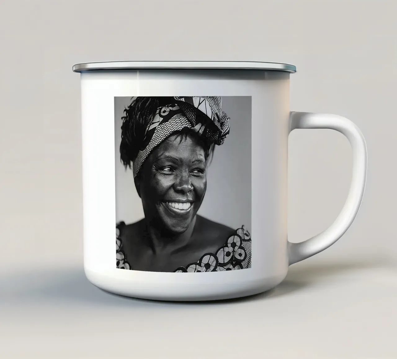 Wangari Maathai tazza in smalto da tobyrmattie