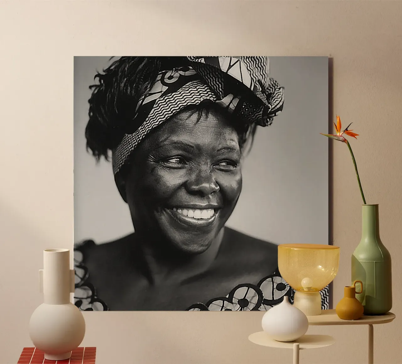 Wangari Maathai alluminio dibond da tobyrmattie