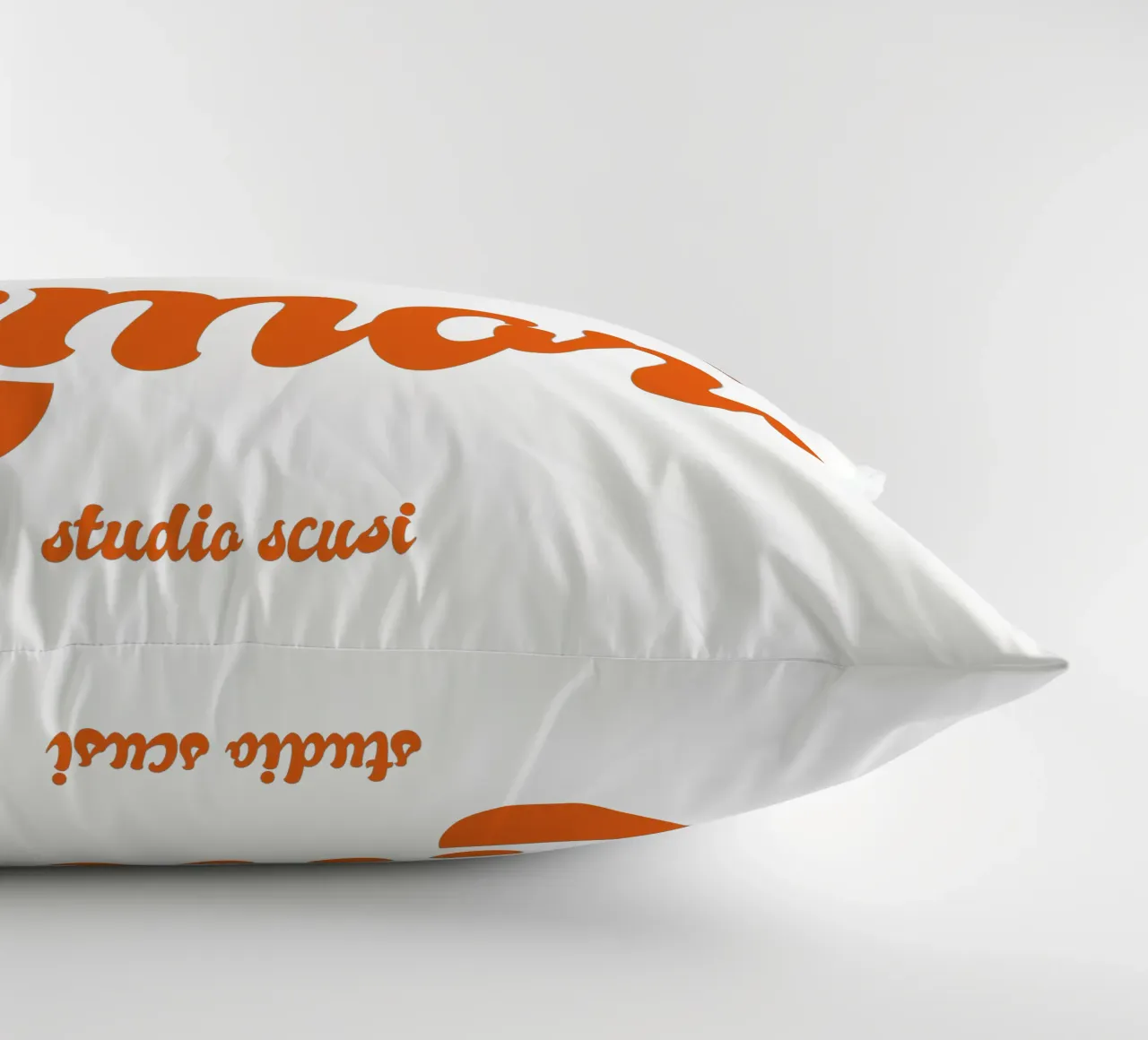 Ciao Amore rosso retro - italienisch verspielt cuscino da studio scusi