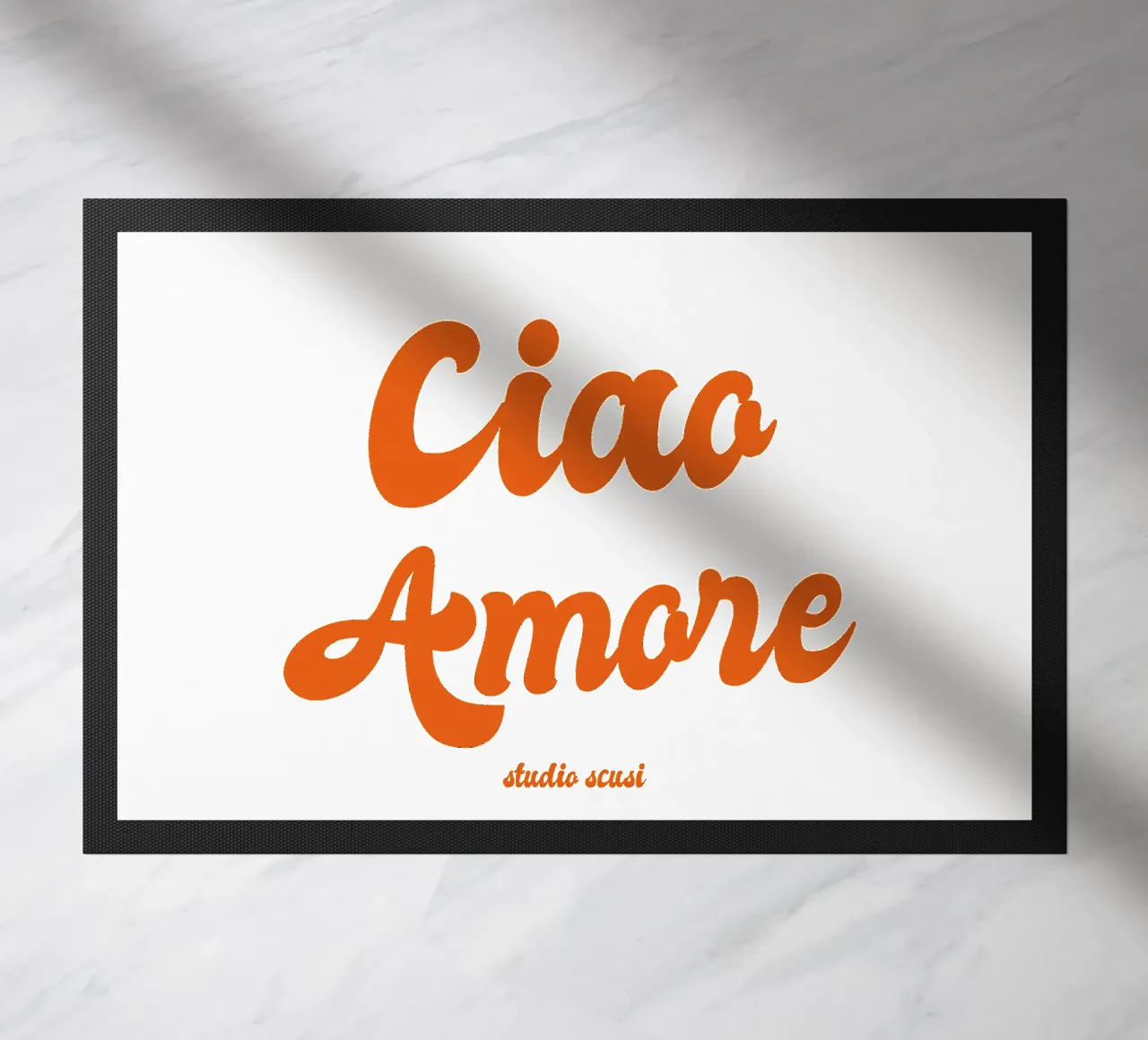 Ciao Amore rosso retro - italienisch verspielt zerbino da studio scusi