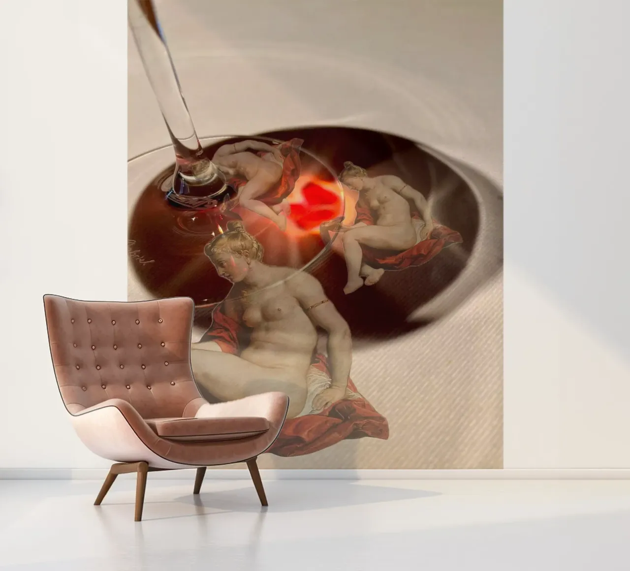 Wine fotobehang van dekonstruktiv