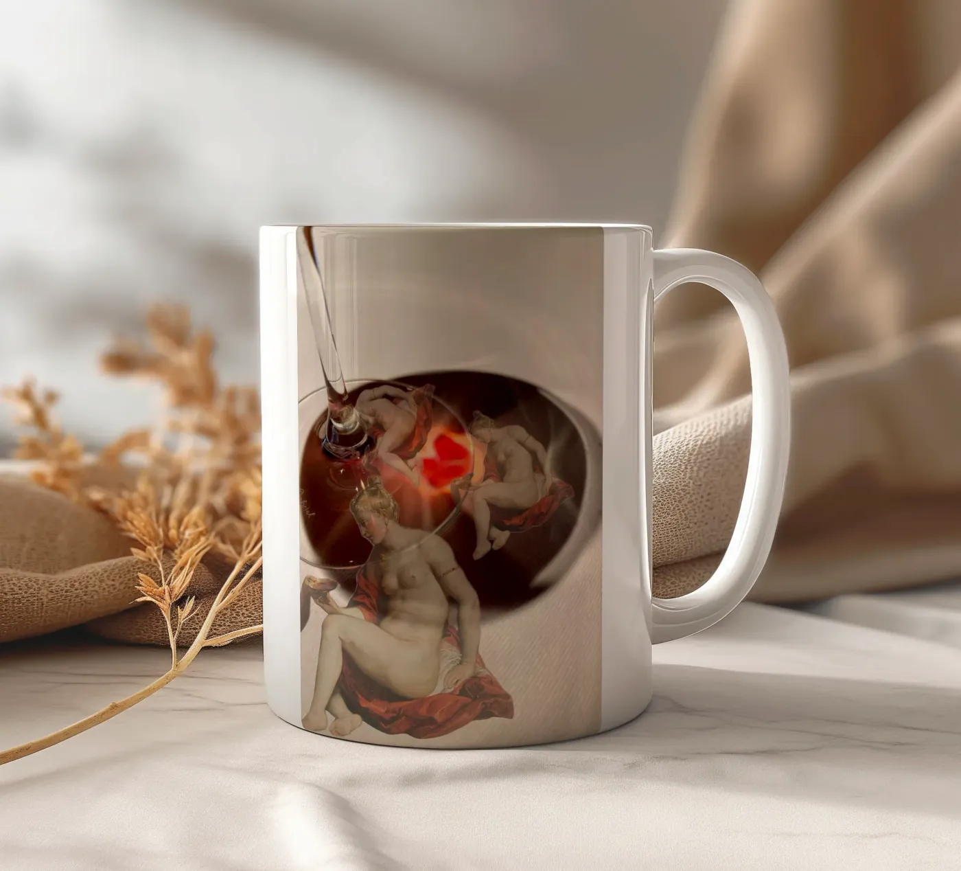 Wine ceramic mug by dekonstruktiv